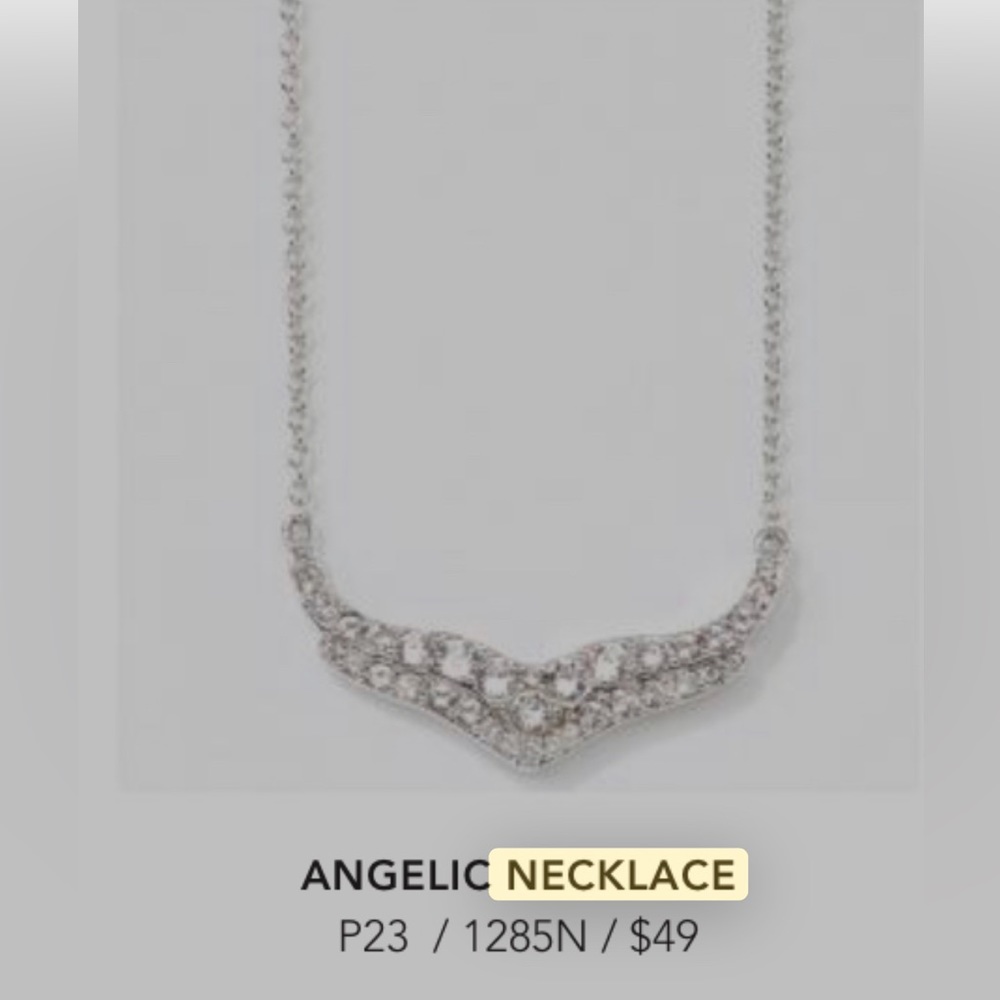 Touchstone Crystal brand new retired necklace.  Makes a kind and thoughtful
